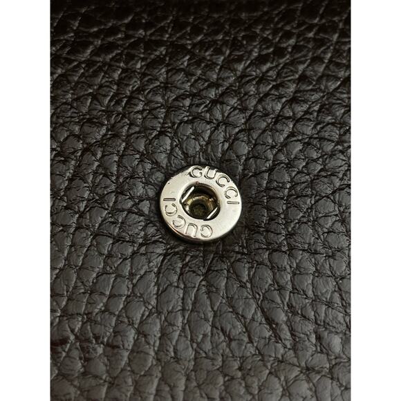 GUCCI Full Inclusion Brown Interlocking GG Studded Leather Long Wallet EUC - Picture 10 of 13